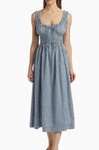 NEW AUTHENTIC DOEN Emmaretta Gingham Midi-Dress XS $350 - $145.00
