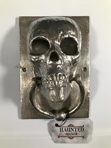Halloween Metal Skull Door Knocker Haunted Manor Holiday Door/Wall Decor NWT - £20.83 GBP