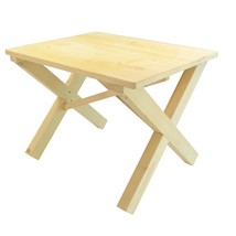Solid Wooden Handmade Side End Coffee Table Rustic Bedside Extremely Stable - £43.40 GBP
