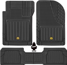 New 3PC Heavy Duty Rubber Car Truck Floor Mats Set Semi-Custom Fit For Audi - £30.75 GBP