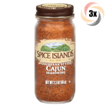 3x Jars Spice Islands Louisiana Style Cajun Seasoning | 2.3oz | Fast Shipping - $29.03