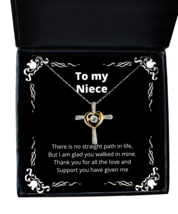 To my Niece, No straight path in life - Cross Dancing Necklace. Model 64042  - £31.86 GBP