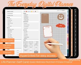 Undated Digital Planner, GoodNotes Planner, iPad Planner, Daily Planner - $2.50