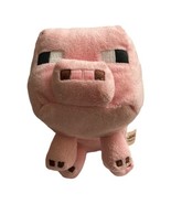 Mojang Minecraft Pig Plush Kids Toy Stuffed Animal Figure Pink Block Cub... - £9.54 GBP