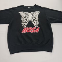 Port & Company HOSA Men's Black Core Fleece Crewneck Graphic Sweatshirt Size S image 10