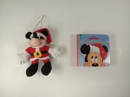 Mickey Mouse: A Christmas Surprise Plush Santa Mick Plush Ornament & Board Book - $5.00