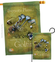 Plan To Golf - Impressions Decorative Flags Set S109061-BO - £45.39 GBP