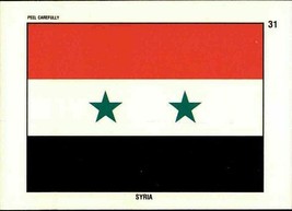 1991 Desert Storm Topps Flag Stickers SYRIA # 31 - £1.36 GBP