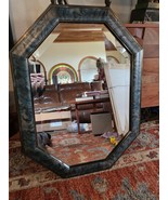 Octagon Peacock Uttermost Wall Mirror 25.5 X 33.5 Beautiful Unique Beveled - $110.88 CAD