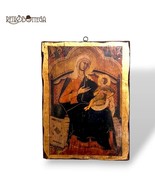Sacred image on wooden panel Majesty of Saint Dominic - Guido da Siena - $79.60