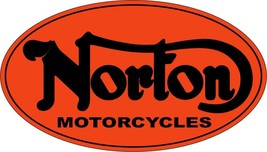 x5 10x6cm Shaped Vinyl Stickers Norton motorbikes motorcycles laptop vintage - £4.87 GBP
