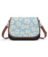 Mondxflaur Floral Daisy Messenger Bag for Women PU Leather Crossbody Bag... - £21.92 GBP