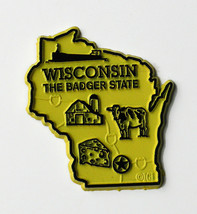 Wisconsin Dairyland Delight Badger State Magnet - £4.27 GBP