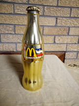 2005 McDonalds Gold  Coca-Cola Glass Coke Bottle-- &quot;50 Years &amp; I’m Loving It&quot; - £15.68 GBP