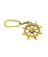 Vintage Brass Ship Steering Wheel Keychain Scotch Whiskey Nautical - €4,75 EUR