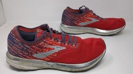 Brooks Mens Ricochet 1102931D636 Red Running Shoes Lace Up Low Top Size ... - $33.33