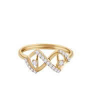 DIAMOND RADIANT TWIST RING - $5,667.41 MXN