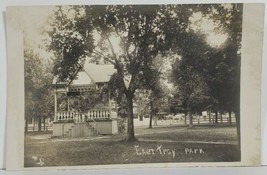 Wisconsin Rppc East Troy Park Pavilion Band Stage c1900s Postcard N10 - £39.92 GBP