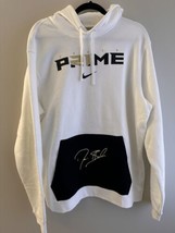 NWT Nike Men&#39;s Coach Prime Deion Sanders 2.0 White Hoodie Hooded Sweatshirt 2XL - $59.97