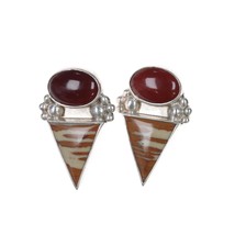 Darla Nordstrom Sterling Jasper, and agate earrings - $122.76