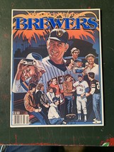 1985 Milwaukee Brewers Official Baseball Team Yearbook Robin Yount Molit... - $11.99
