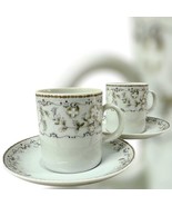 Rare Vintage Porcelana Steatita Brazil Floral Espresso / Tea Cup W/ sauc... - $35.56 CAD