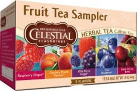 Celestial Seasonings Fruit Tea Sampler (6 Boxes) - £16.75 GBP