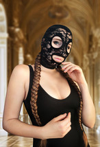 Lace sexy woman mask.Rave mask for party, festival, cosplay.Harness goth... - $32.00