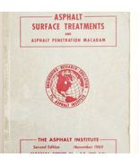 1969 Asphalt Surface Treatments Asphalt Institute Engineering Manual PB B91 - €29,82 EUR