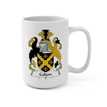 Colton Family Coat of Arms Coffee Mug (15oz, White) - $15.19+
