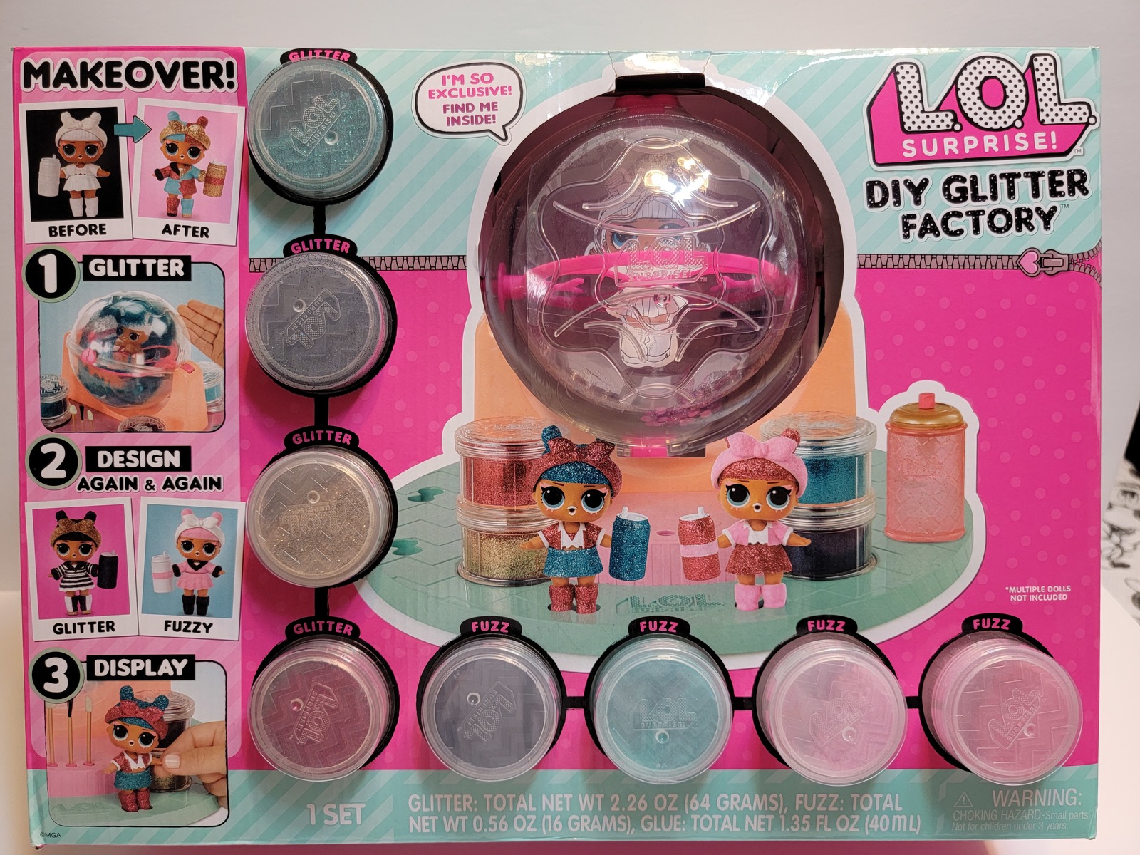 New L.O.L Surprise! DIY Glitter Factory Playset With Exclusive Doll Toy Gift NIB - $70.00