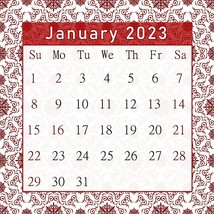 2023 CD-Style Desk Calendar 12 Months Calendar / Planner / (Edition #014) - £9.43 GBP