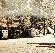 1940s WW2 RPPC Military Army Camp Postcard Real Photo Unposted Antique F10A - $29.99