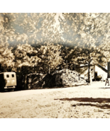 1940s WW2 RPPC Military Army Camp Postcard Real Photo Unposted Antique F10A - $559.49 MXN