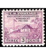 1933 3c Peace of 1783, Newburgh, N.Y. Scott 727 Mint F/VF NH - $1.88 CAD