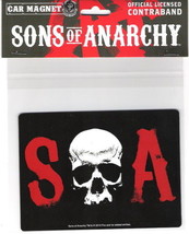 Sons of Anarchy TV Series S Skull A Logo Image Large Car Magnet, NEW UNUSED - £3.89 GBP