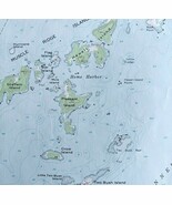 Map Hewett Island Maine USGS 1973 Topographic Vintage Geo 1:24000 27x22&quot;... - $834.40 MXN