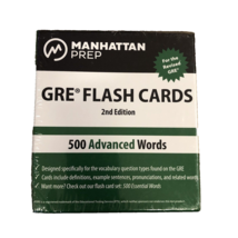 Manhattan Prep GRE Flash Cards 2nd Edition NEW Sealed Vocabulary Advanced Words - £13.54 GBP