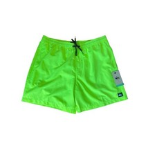 Quiksilver Or Everyday Volley 17&quot; Swim Trunks Neon Yellow Size XL - $22.28