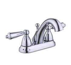 Glacier Bay Teapot 4 in Centerset Bathroom Faucet Double Handle Polished... - $59.09