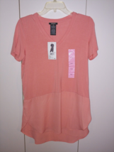 Premise Ladies Ss RAYON/SPANDEX Long Super Soft Pullover TOP-S-NWD-$58 Tag - £13.84 GBP