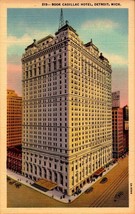 Vintage Postcard Book Cadillac Hotel Detroit Mich Mi BK46 - £3.95 GBP