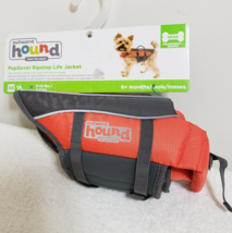Dog Life Jacket Orange with Rescue Handle Outward Hound Ripstop Pupsaver XS - $160.47 MXN