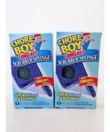 Chore Boy Longlast Scrubber Sponge Double Sided Assorted Colors Lot of 2 - $18.95