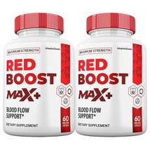 Red Boost Max + Blood Flow Support, 2x stronger Pills for Men and Women ... - £22.73 GBP