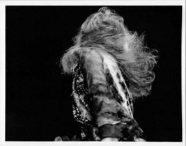 Janis Joplin viewed from behind as she sings 1968 original 7x9 inch TV photo - $25.00