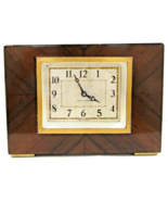 Seth Thomas Art Deco Wood Desk Clock - $1,210.31 MXN