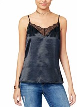 One Hart Womens Satin Lace Trim Cami L Color Anthracite - £11.18 GBP