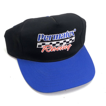 Permatex Racing Snapback Hat Vintage 90s - £11.64 GBP