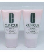 2 x Clinique Rinse-Off Foaming Cleanser - 1 oz/30 ml each - ORIGINAL FOR... - $14.92 CAD